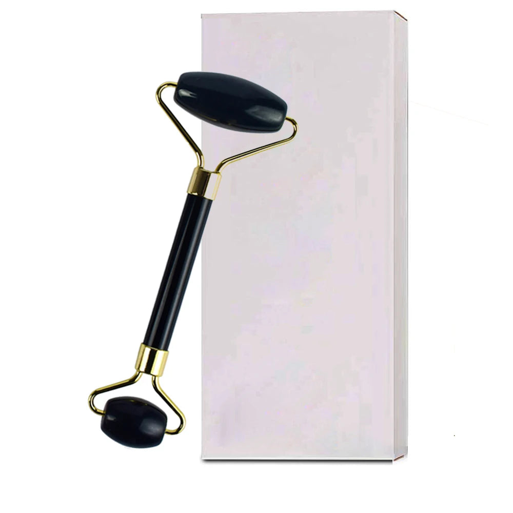 Jade Roller & Gua Sha Set — Natural Quartz Face Massager for Skin Care