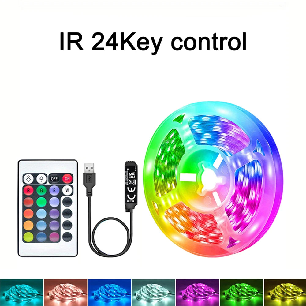 RGB LED Strip Lights — Music Sync, APP & Remote Control, Up to 40M