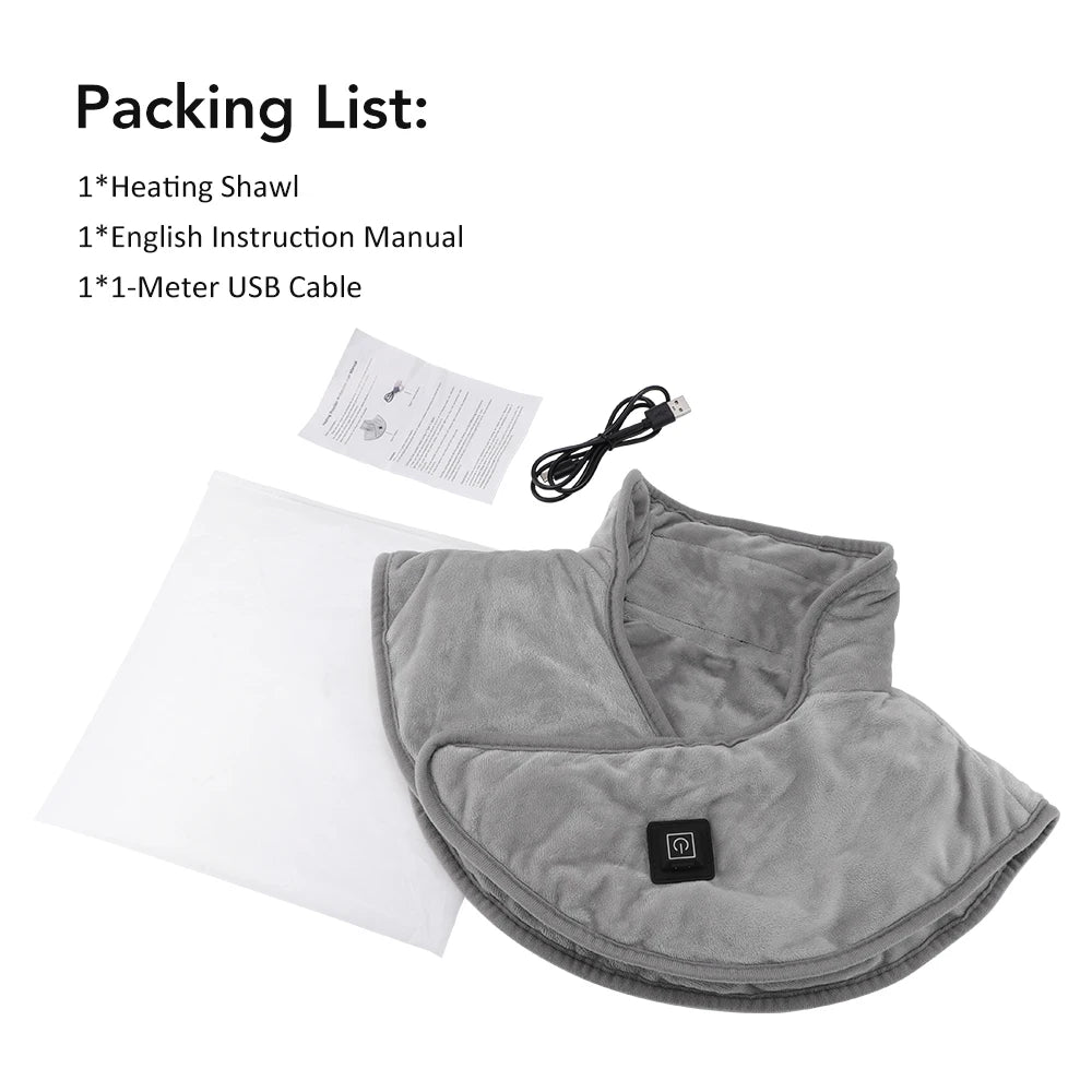 Electric Heating Neck, Shoulder & Back Pad — Thermal Compress for Pain Relief