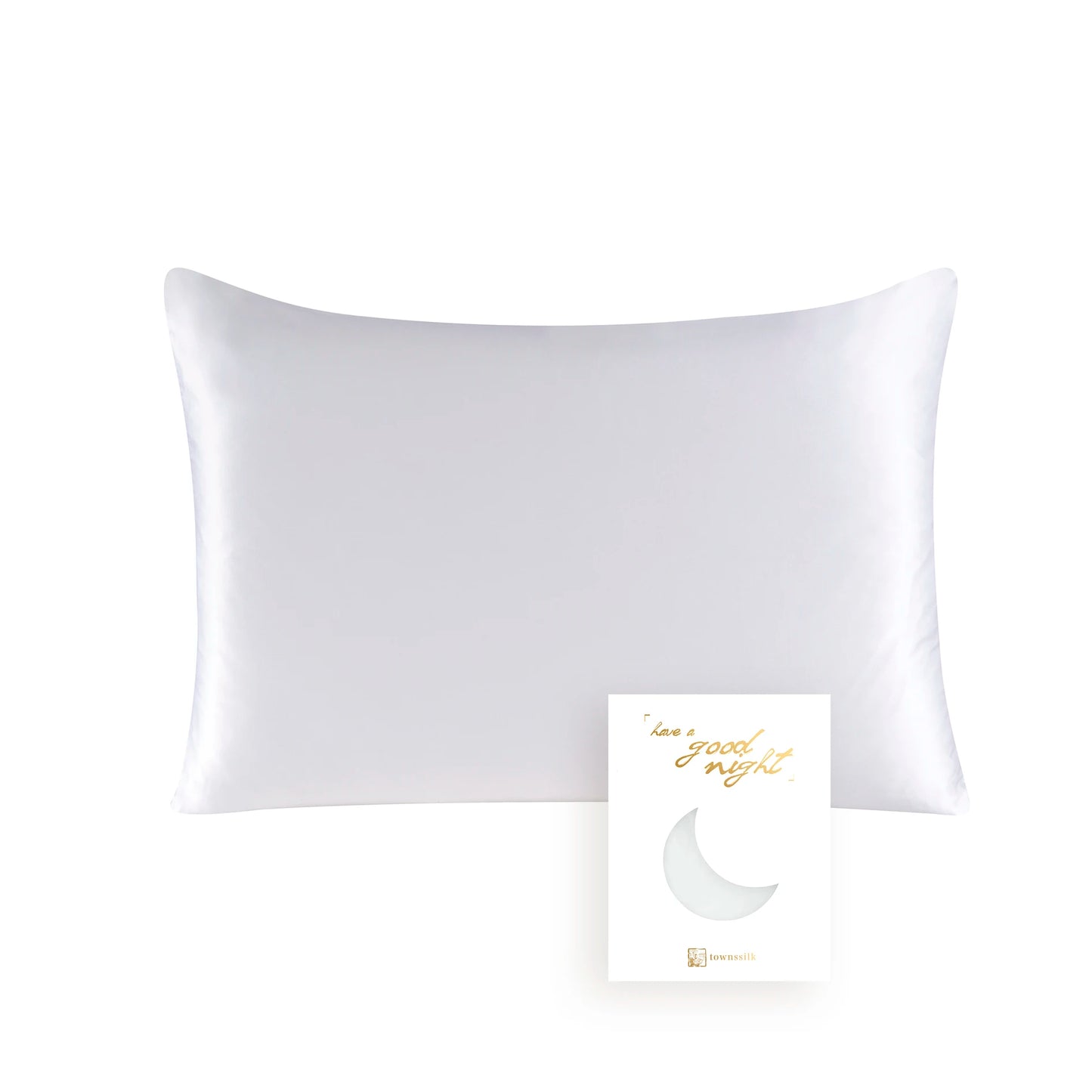 100% Mulberry Silk Pillowcase — Luxury Smooth & Gentle for Hair & Skin