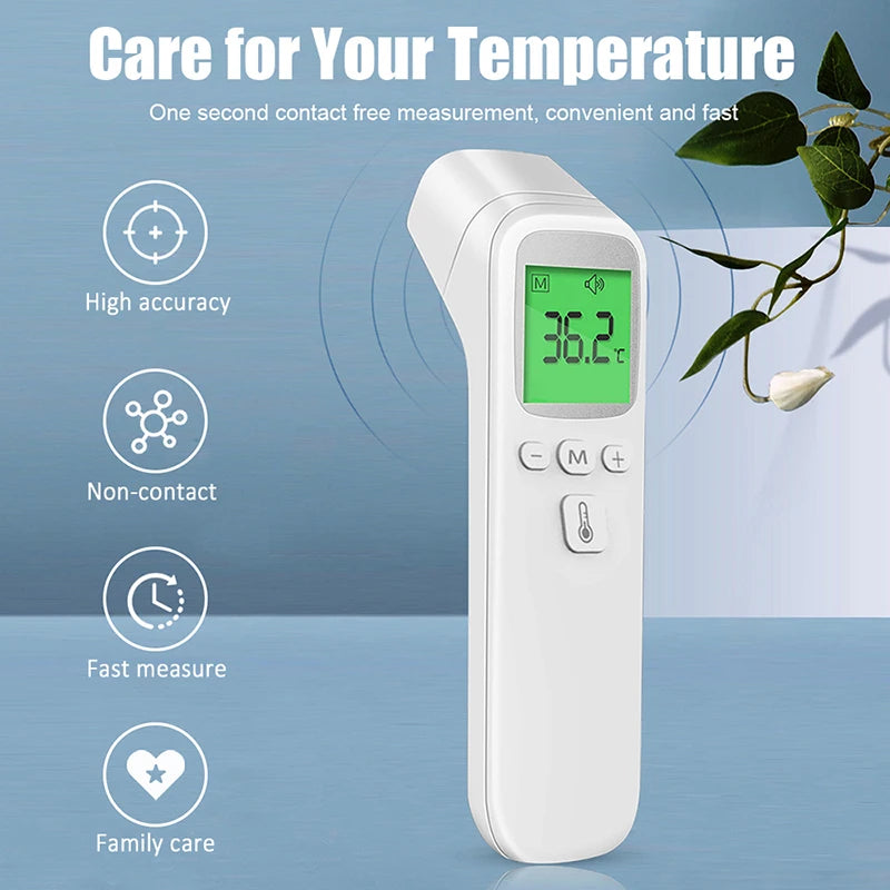Infrared Thermometer — Non-Contact Digital Forehead