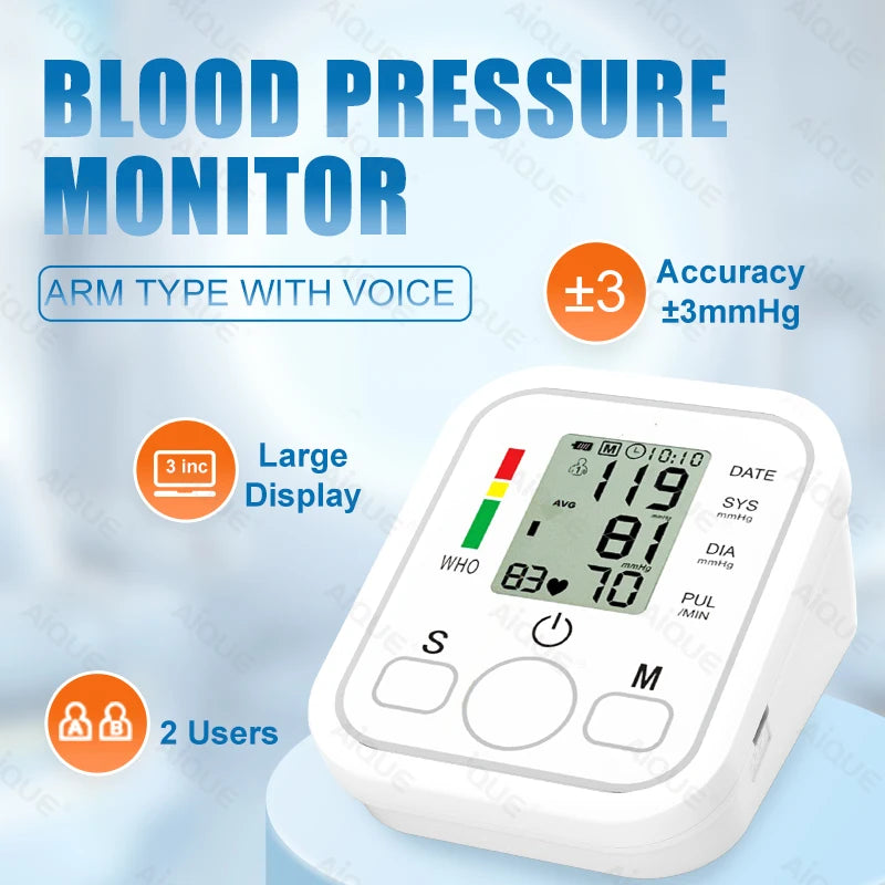 Blood Pressure Monitor — Automatic ARM Digital