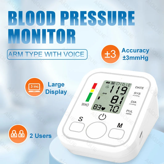 Blood Pressure Monitor — Automatic ARM Digital