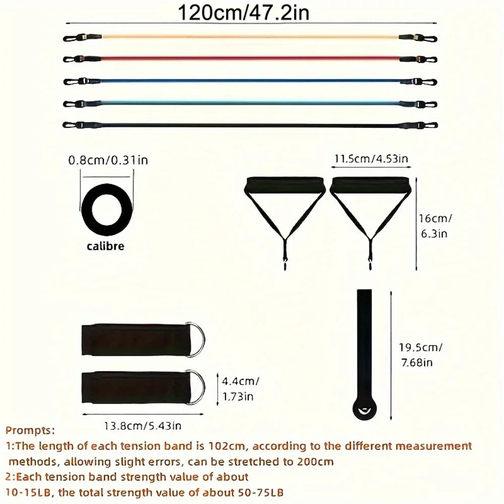 Resistance Bands Set 11PCS — Full Body Workout
