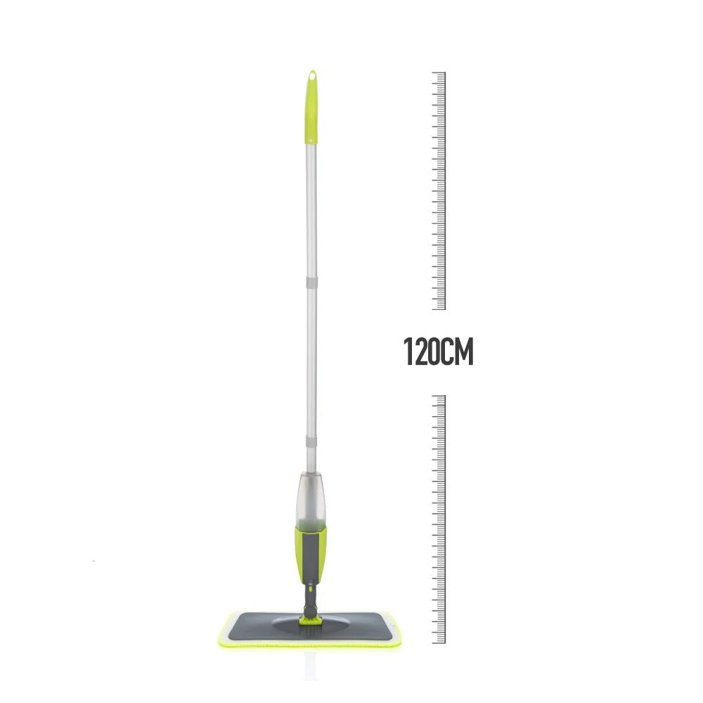 Spray Mop — Microfiber Floor Cleaner with Refillable Bottle