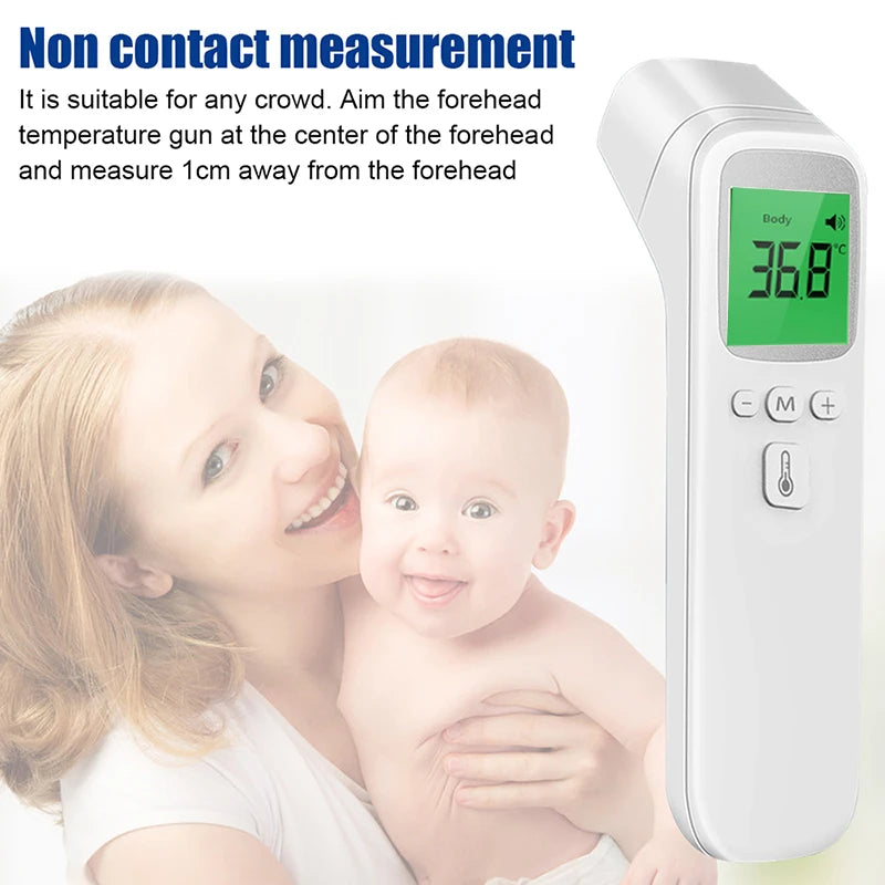 Infrared Thermometer — Non-Contact Digital Forehead