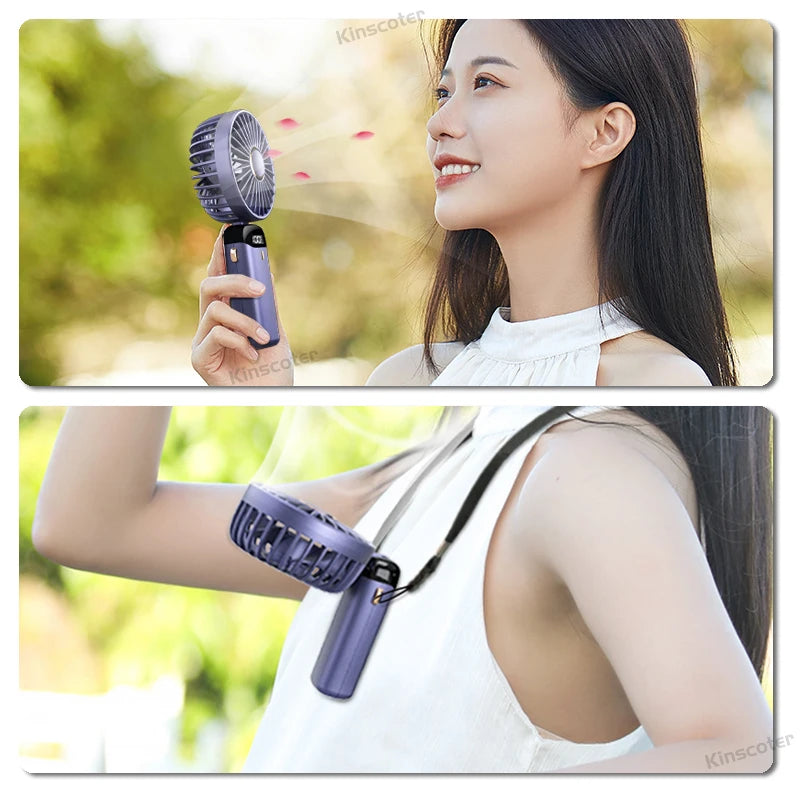 Portable Mini Fan 360° — USB Rechargeable