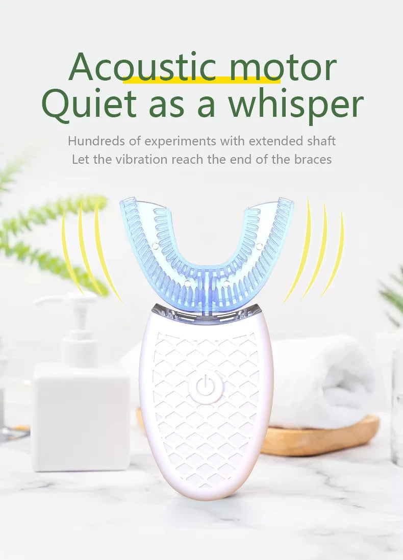 Electric U-Type Toothbrush 360° — Sonic Cleaning