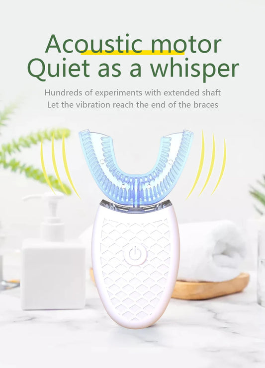 Electric U-Type Toothbrush 360° — Sonic Cleaning