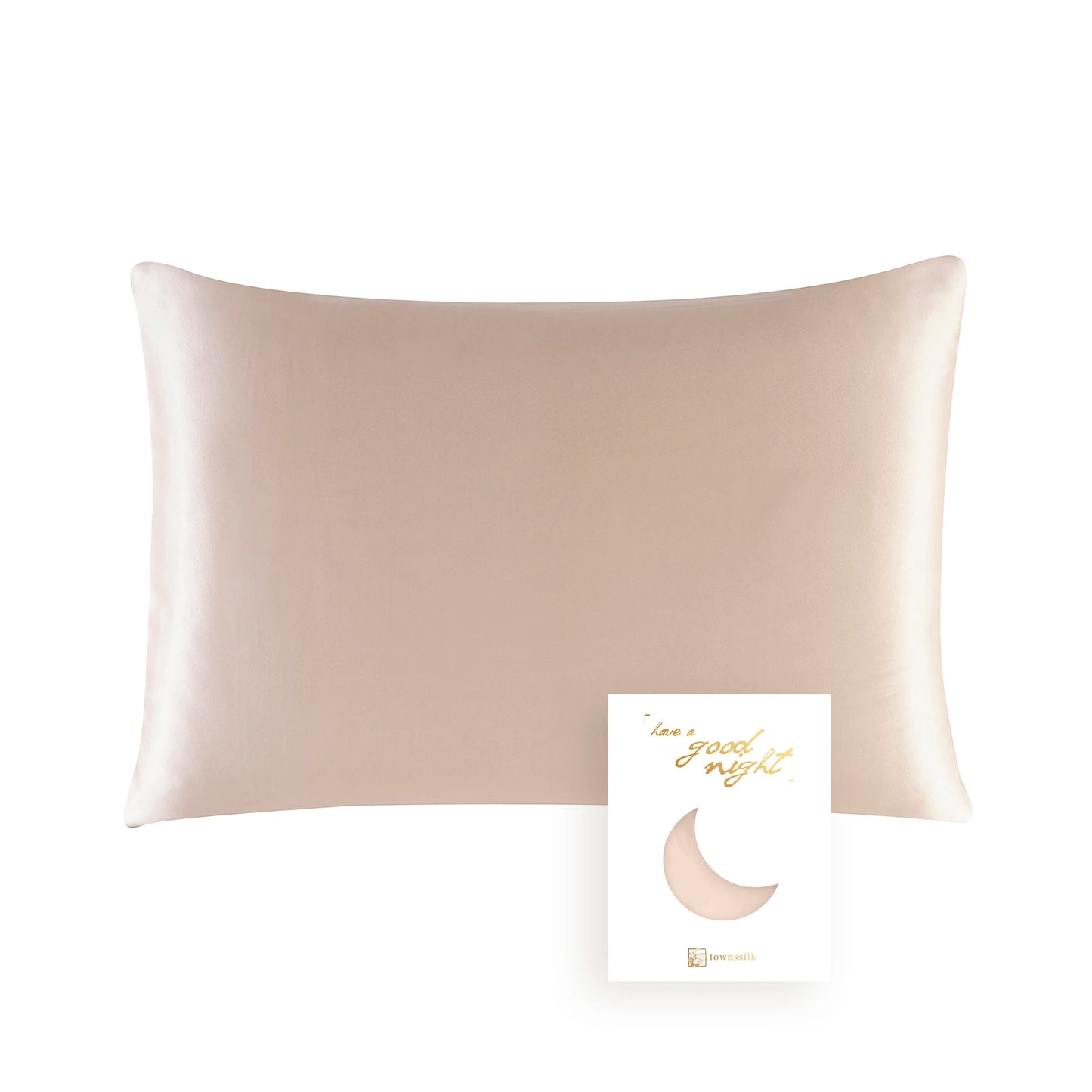 100% Mulberry Silk Pillowcase — Luxury Smooth & Gentle for Hair & Skin
