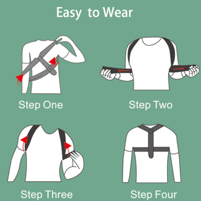 Posture Corrector — Adjustable Back & Shoulder Brace