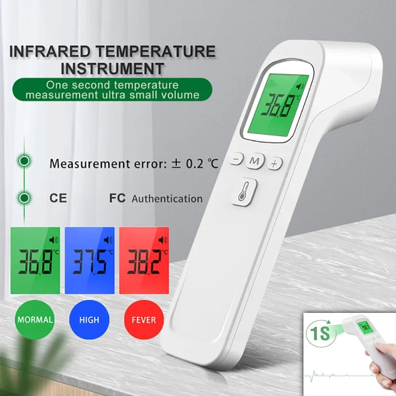 Infrared Thermometer — Non-Contact Digital Forehead