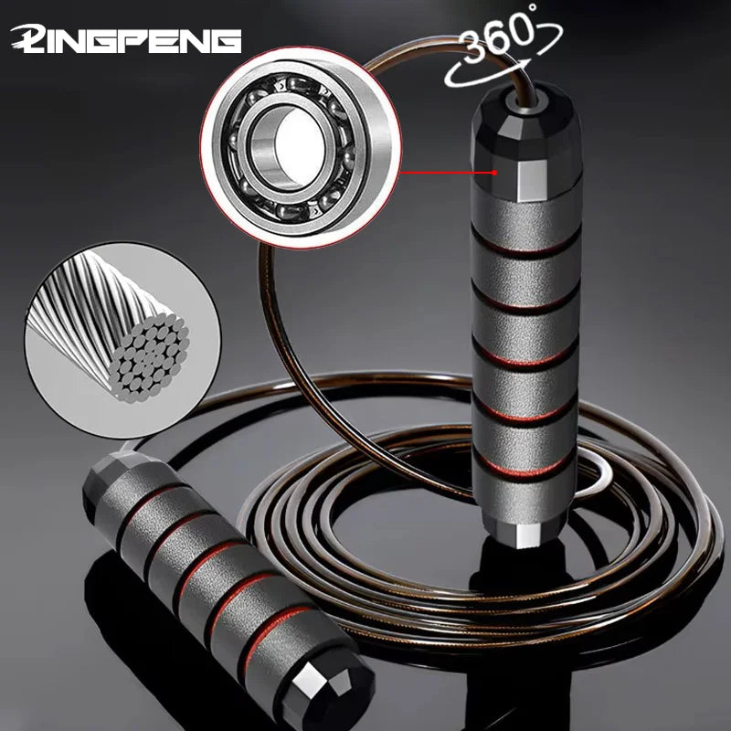 Speed Jump Rope — Adjustable Steel Cable