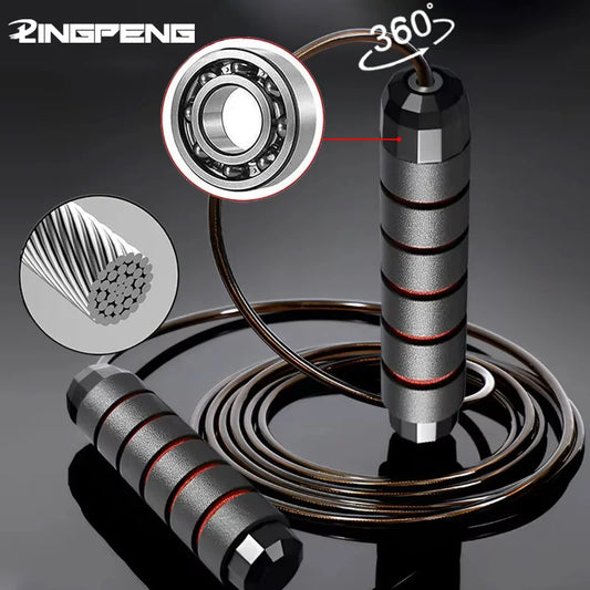 Speed Jump Rope — Adjustable Steel Cable