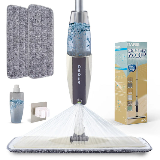 Spray Mop — Microfiber Floor Cleaner with Refillable Bottle