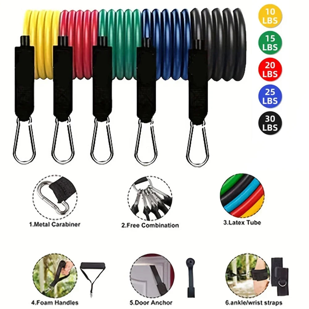 Resistance Bands Set 11PCS — Full Body Workout