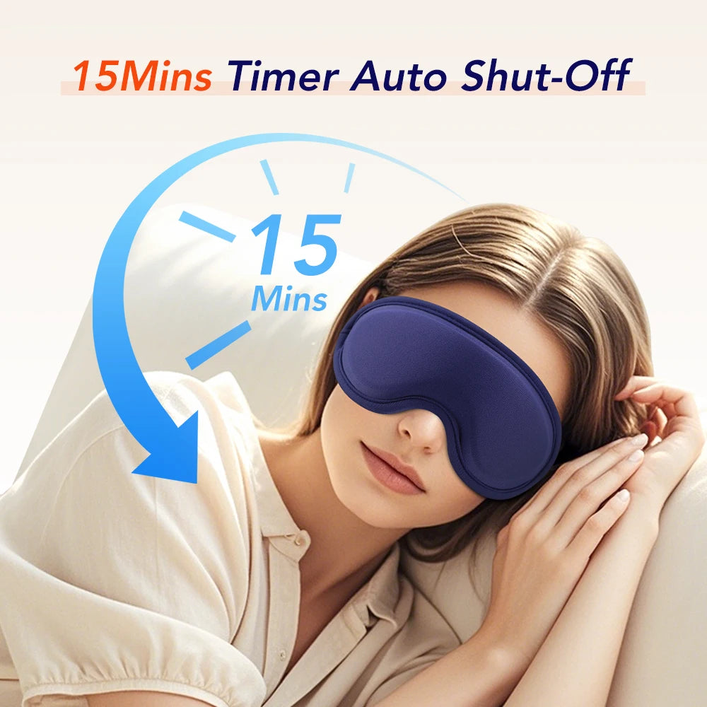Eye Massager Mask — Heated USB Electric with Vibration