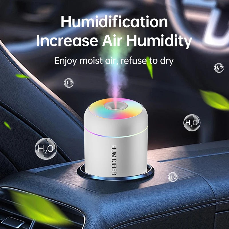 Aromatherapy Diffuser — 300ml Essential Oil Humidifier with 7-Color Light