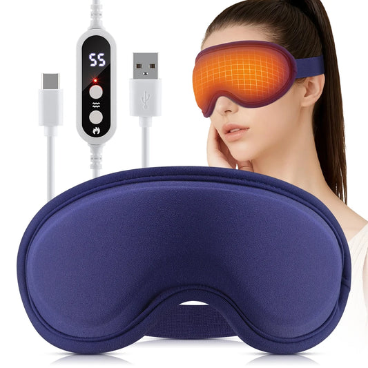 Eye Massager Mask — Heated USB Electric with Vibration