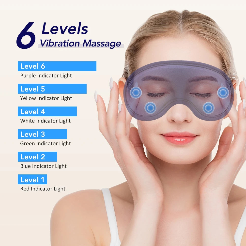 Eye Massager Mask — Heated USB Electric with Vibration
