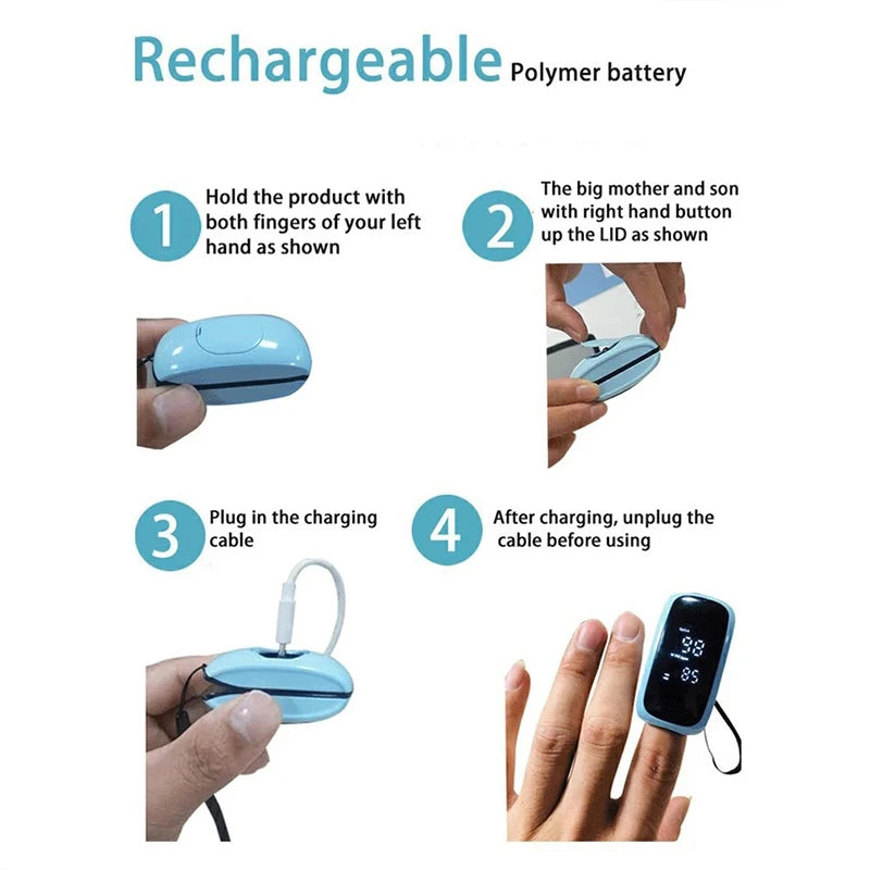 Pulse Oximeter — Fingertip Blood Oxygen Monitor
