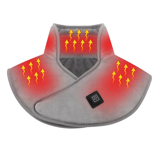 Electric Heating Neck, Shoulder & Back Pad — Thermal Compress for Pain Relief