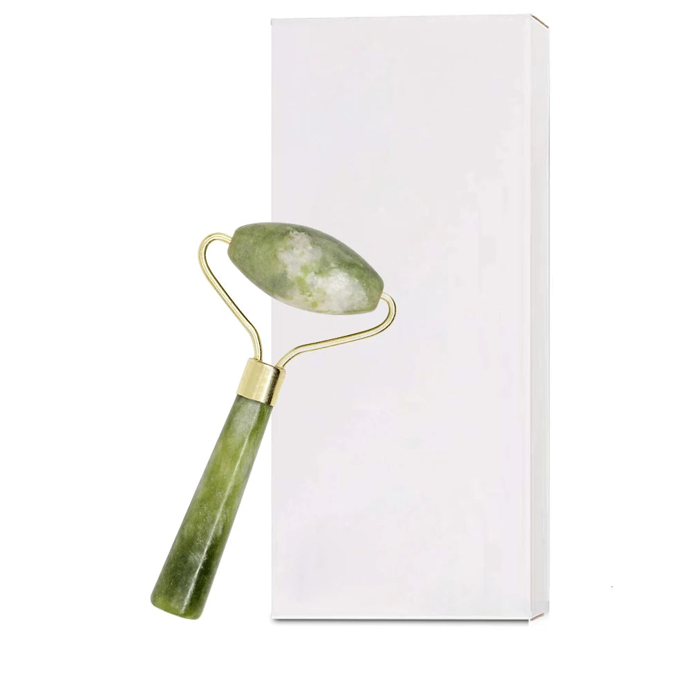 Jade Roller & Gua Sha Set — Natural Quartz Face Massager for Skin Care