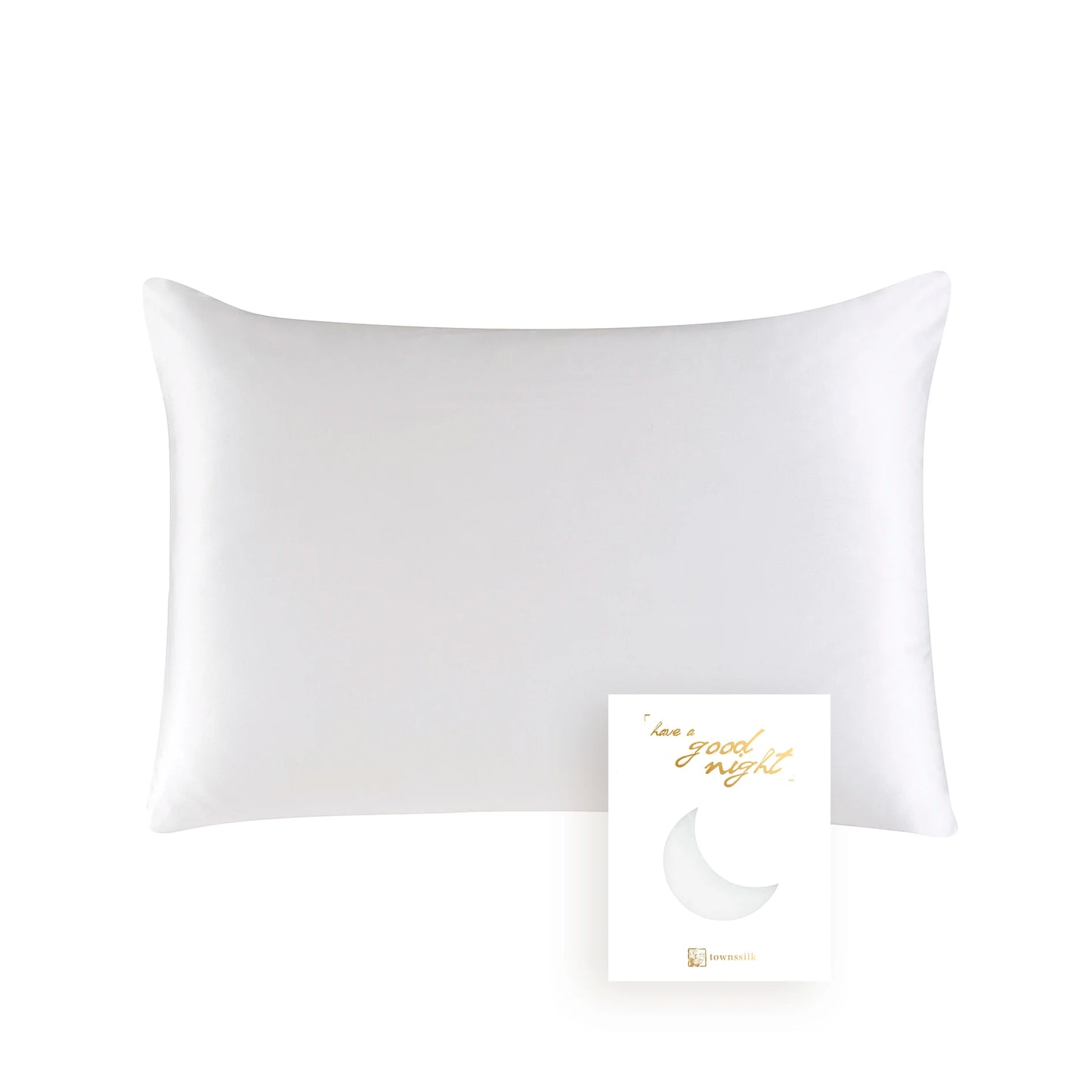 100% Mulberry Silk Pillowcase — Luxury Smooth & Gentle for Hair & Skin