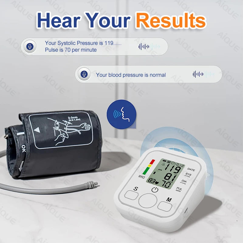 Blood Pressure Monitor — Automatic ARM Digital