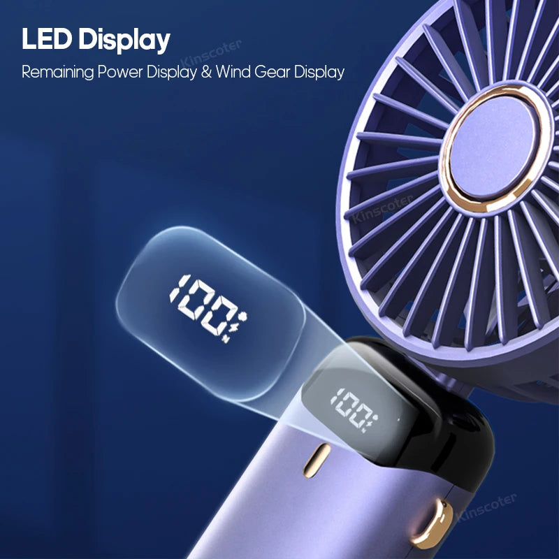Portable Mini Fan 360° — USB Rechargeable