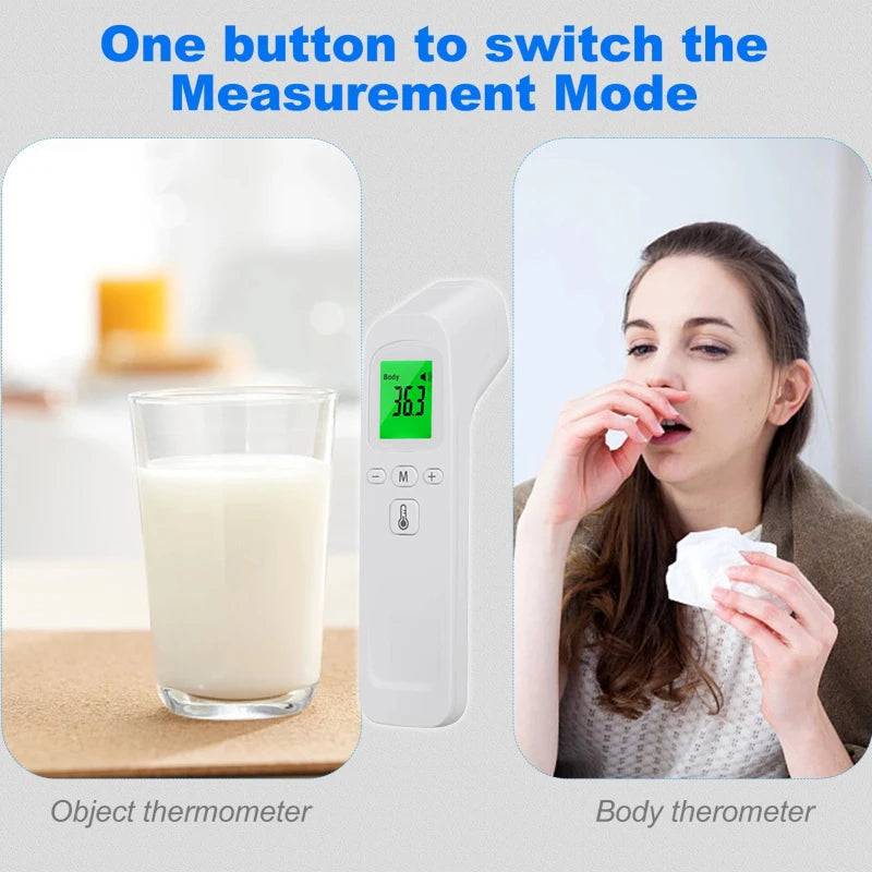 Infrared Thermometer — Non-Contact Digital Forehead