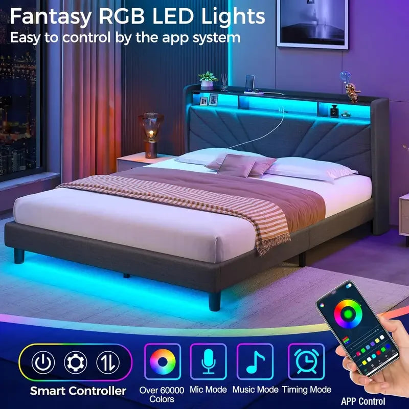 RGB LED Strip Lights — Music Sync, APP & Remote Control, Up to 40M